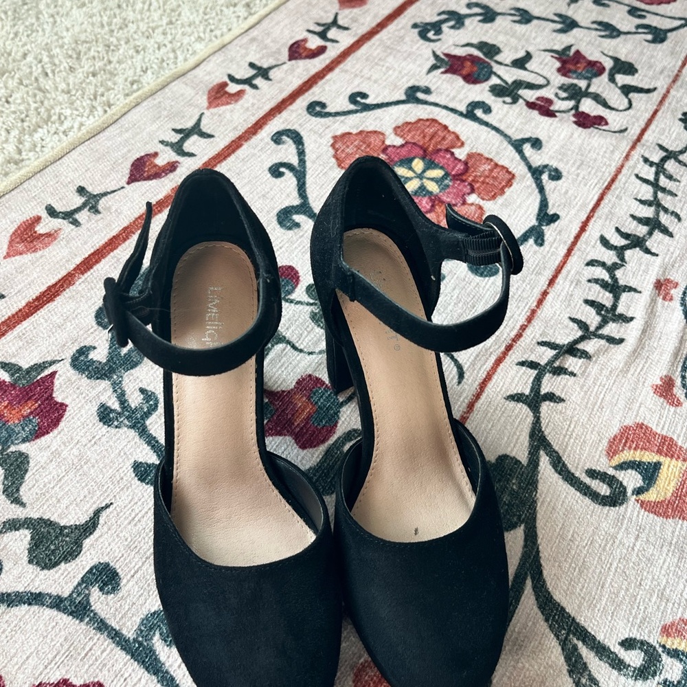 Black Mary Jane Women's Heels
